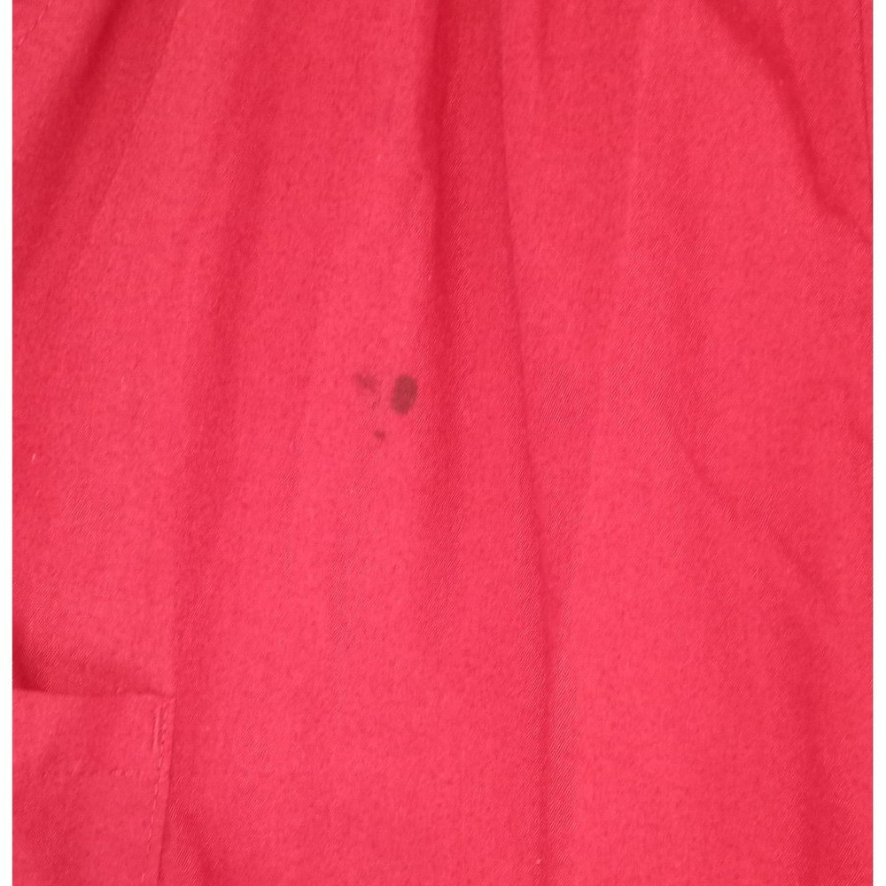 Greentown Original   Work Wear for Women Size Small Red Scrub  Pull - On Cargo - Picture 3 of 10